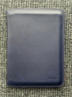 BELLROY Apex Passport Cover Wallet Indigo w/ Bellroy Pen RFID